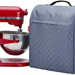 New ⌛ NICOGENA Stand Mixer Cover Compatible With KitchenAid Bowl Lift 5-8 Quart, Dust Cover With Zipper Pocket For Accessories, Lantern Black 🎁 -Small Appliance Parts Shop 41unSGZry0L. AC