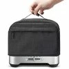 Budget 😀 BGD VOSDANS 2 Slice Toaster Cover With Zipper & Open Pockets Kitchen Small Appliance Cover With Handle, Dust And Fingerprint Protection, Machine Washable, Black (Patent Design) 🛒