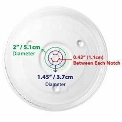 Flash Sale 🎁 10.5'' Microwave Glass Tray Compatible With Hamilton Beach - The Exact Replacement Part Of 252100500497/HB-P90D23/HB-P90D23A/HBP90D23 - Dishwasher Safe ⭐ -Small Appliance Parts Shop 41w2ffDxoDL