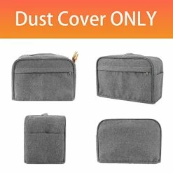 Deals 😀 2 Slice Toaster Cover, Toaster Bags With Pockets, Bread Toaster Oven Dustproof Cover, Toaster Storage Bag, Appliance Covers For Kitchen Small Appliance, Fingerprint Protection, Gift For 👩 Women (S, Grey) ⌛ -Small Appliance Parts Shop 41w8MRfJavL