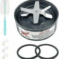 Top 10 🧨 12 Pieces Blade Replacement Parts For NutriBullet Blender Extractor Cross Blade, Gear Rubber Gasket And Shock Pad Compatible With NutriBullet 600W & Pro 900W Series 12 Pieces (1 X Extractor Blade) ❤️ -Small Appliance Parts Shop 41wCuL ItjL. AC