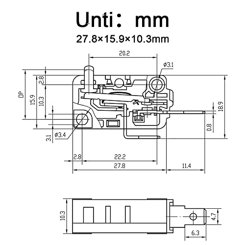 Outlet 🎁 Yoiilnz KW3A Microwave Oven Door Switch 16A 125/250V Door Interloc(Normally Open & Normally Close) (2 Normally Open And 1 Normally Close) 🥰 4 Outlet 🎁 Yoiilnz KW3A Microwave Oven Door Switch 16A 125/250V Door Interloc(Normally Open & Normally Close) (2 Normally Open And 1 Normally Close) 🥰 - Image 2
