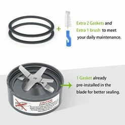 Best Sale 😉 4 Pieces Blender Accessories Fit For Original Nutribullet Replacement Parts 600 Watt 900 Series Pro Extractor Blade For Nutri Bullet Replacer Blade Nb-101b With Rubber Gaskets ✨ 9 Best Sale 😉 4 Pieces Blender Accessories Fit For Original Nutribullet Replacement Parts 600 Watt 900 Series Pro Extractor Blade For Nutri Bullet Replacer Blade Nb-101b With Rubber Gaskets ✨ -Small Appliance Parts Shop 41xdPebY37L