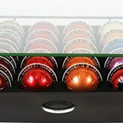 New 🎁 Deco Brothers DecoBros Crystal Tempered Glass Nespresso Vertuoline Storage Drawer Holder For Capsules Black 🔔 -Small Appliance Parts Shop 41xnYahRkgL