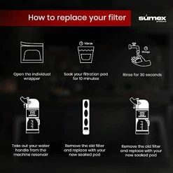 Brand new 🛒 Sumex 12-Pack Of Cuisinart Compatible Replacement Charcoal Water Filters For Coffee Makers - Fits All Cuisinart Coffee Makers ⭐ -Small Appliance Parts Shop 41zSpNnt9oS