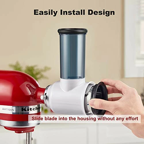 Wholesale ✔️ Slicer Shredder Attachment For Kitchenaid Stand Mixer,Cheese Grater Attachment For KitchenAid Stand Mixer, Food Processor With 3 Blades By Hozodo 🤩 6 Wholesale ✔️ Slicer Shredder Attachment For Kitchenaid Stand Mixer,Cheese Grater Attachment For KitchenAid Stand Mixer, Food Processor With 3 Blades By Hozodo 🤩 - Image 4