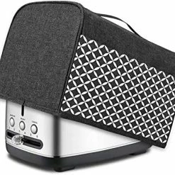 Cheap 💯 Yarwo 4 Slice Toaster Cover With Pockets And Top Handle, Nylon Toaster Cover Fits For Most 4 Slice Long Slot Toasters, Gray With A ⭐ -Small Appliance Parts Shop 51 M4ylI4UL. AC