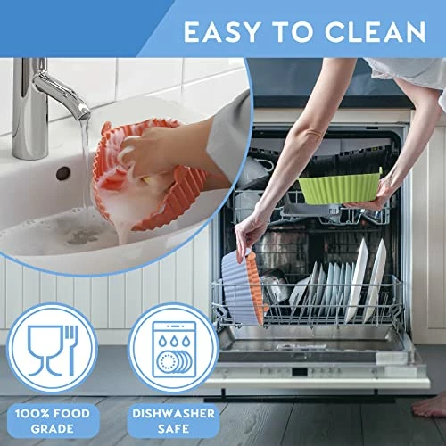 Outlet โญ Loveuing Air Fryer Silicone Liners - Reusable Non-stick Air Fryer Silicone Pot Liner Compatible With COSORI Air Fryer Basket Accessories, Fit 3-6 Qt Gr ๐ 6 Outlet โญ Loveuing Air Fryer Silicone Liners - Reusable Non-stick Air Fryer Silicone Pot Liner Compatible With COSORI Air Fryer Basket Accessories, Fit 3-6 Qt Gr ๐ - Image 4