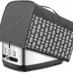 Cheap 💯 Yarwo 4 Slice Toaster Cover With Pockets And Top Handle, Nylon Toaster Cover Fits For Most 4 Slice Long Slot Toasters, Gray With A ⭐ -Small Appliance Parts Shop 511BIUsmcAL. AC