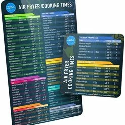 Flash Sale ✔️ LOTTELI KITCHEN Air Fryer Magnetic Cheat Sheet Set, Air Fryer Accessories Cook Times, Airfryer Accessory Magnet Sheet Quick Reference Guide For Cooking And Frying (Black) 🛒 -Small Appliance Parts Shop 511g7xRbVEL. AC