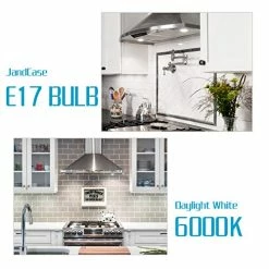 Top 10 ๐ฅ JandCase Microwave Light Bulbs Under Hood, Ceramic E17 LED Bulbs 40 Watt Equivalent, Daylight White 6000K Appliance Bulbs For Refrigerator,Microwave, Oven, Stove Hood, Non-Dimmable, 2Pack ๐ฅ 15 Top 10 ๐ฅ JandCase Microwave Light Bulbs Under Hood, Ceramic E17 LED Bulbs 40 Watt Equivalent, Daylight White 6000K Appliance Bulbs For Refrigerator,Microwave, Oven, Stove Hood, Non-Dimmable, 2Pack ๐ฅ -Small Appliance Parts Shop 511vooMFvgL