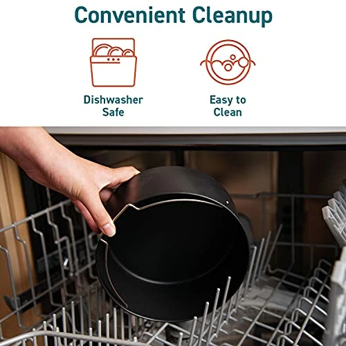 Best Sale 👍 COSORI Air Fryer Accessories, Set Of 6 Fit For Most 5.8Qt And Larger Oven Cake & Pizza Pan, Metal Holder, Skewer Rack & Skewers, Etc, BPA Free, Nonstick 🧥 Coating, Dishwasher Safe, Black 👍 4 Best Sale 👍 COSORI Air Fryer Accessories, Set Of 6 Fit For Most 5.8Qt And Larger Oven Cake & Pizza Pan, Metal Holder, Skewer Rack & Skewers, Etc, BPA Free, Nonstick 🧥 Coating, Dishwasher Safe, Black 👍 - Image 2