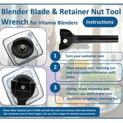 Wholesale 🔥 Vitamix® Blender 🔧 Wrench Retainer Nut And Blade Removal Tool 🔧 Wrench Compatible With Vitamix®15596 Retainer Nut Vitamix® 🔧 Wrench 👍 10 Wholesale 🔥 Vitamix® Blender 🔧 Wrench Retainer Nut And Blade Removal Tool 🔧 Wrench Compatible With Vitamix®15596 Retainer Nut Vitamix® 🔧 Wrench 👍 -Small Appliance Parts Shop 516SGpmLAHL