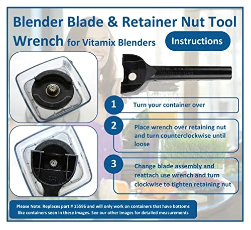 Wholesale 🔥 Vitamix® Blender 🔧 Wrench Retainer Nut And Blade Removal Tool 🔧 Wrench Compatible With Vitamix®15596 Retainer Nut Vitamix® 🔧 Wrench 👍 5 Wholesale 🔥 Vitamix® Blender 🔧 Wrench Retainer Nut And Blade Removal Tool 🔧 Wrench Compatible With Vitamix®15596 Retainer Nut Vitamix® 🔧 Wrench 👍 - Image 3