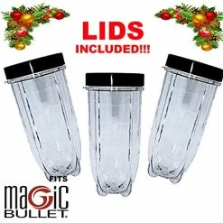 Cheap 💯 16oz Cups 6 Piece Set - 3 Replacement Cups WITH LIDS For Magic Bullet Blender LIDS INCLUDED 👍 -Small Appliance Parts Shop 5170sjxhI8L