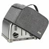 Promo 😍 HOMEST Toaster Dust Cover With Pockets Compatible With Cuisinart 4 Slice Toaster, Can Hold Jam Spreader Knife & Toaster Tongs, Dust And Fingerprint Protection, Grey Gray 🧨
