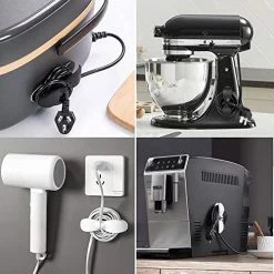 Wholesale 🎉 Cord Keeper For Appliances, Upgraded Kitchen Appliances Cord Winder Cord Wrapper Cord Keeper Cord Holder For Appliances Coffee Maker, Air Fryer, Pressure Cooker, Mixer, Toaster 3*black 🎁 -Small Appliance Parts Shop 517QiPKDwIL