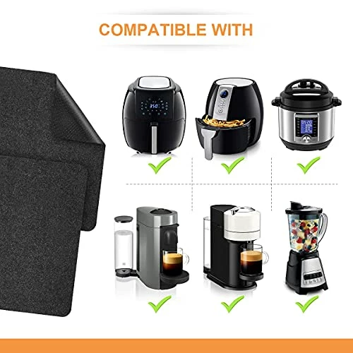 Cheapest 💯 AIEVE Heat Resistant Mat For Air Fryer With Appliance Slider Function, 2 Pcs Coffee Mat Kitchen Heat Resistant Pad For Countertop Heat Protector Compatible With COSORI, Instant Pot And Other Air Fryer 🔔 7 Cheapest 💯 AIEVE Heat Resistant Mat For Air Fryer With Appliance Slider Function, 2 Pcs Coffee Mat Kitchen Heat Resistant Pad For Countertop Heat Protector Compatible With COSORI, Instant Pot And Other Air Fryer 🔔 - Image 5