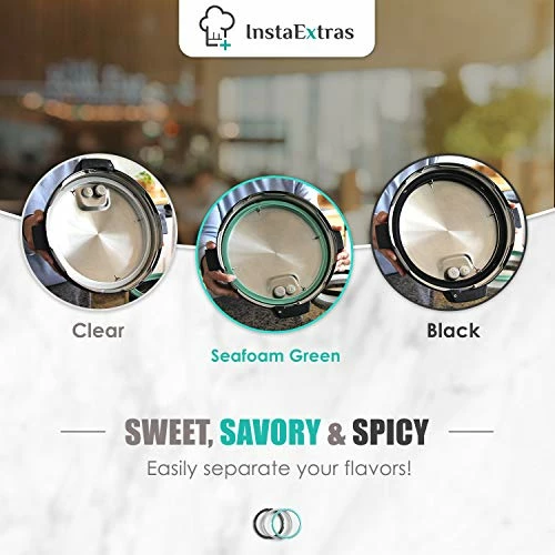 Discount 🎁 Sealing Ring For 6 Qt InstaPot - Replacement Silicone Gasket Seal Rings For 6 Quart IP Programmable Pressure Cooker - Insta-Pot Rubber Replacements And Insta Pot Accessories Fit 5QT & 6QT Models Black, Clear, Seafoam Green 🥰 6 Discount 🎁 Sealing Ring For 6 Qt InstaPot - Replacement Silicone Gasket Seal Rings For 6 Quart IP Programmable Pressure Cooker - Insta-Pot Rubber Replacements And Insta Pot Accessories Fit 5QT & 6QT Models Black, Clear, Seafoam Green 🥰 - Image 4
