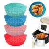 Best Sale 👏 LMTNNB Air Fryer Silicone Pot 4 Pack, 7.5inch Reusable Air Fryer Silicone Basket, Food Safe For 3 To 5 Qt Air Fryers Oven Accessories, Heat Resistant Dishwasher Safe, Replacement For Air Fryer Paper Liners 🧨 -Small Appliance Parts Shop 519YlwDsTOL
