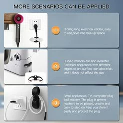 New 💯 3 Pack Cfyouend Newest Designed For Cord Organizer, Cord Wrap, Cords Holder, Cable Organizer Stick Firmly On Kitchen Appliances Mixer, Coffee Maker, Pressure Cooker, Air Fryer And Other Appliances 3 Pcs - Multicolor ✨ -Small Appliance Parts Shop 51BOjinTtLL