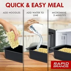 Cheapest ๐ Rapid Brands Rapid Ramen Cooker - Microwave Ramen In 3 Minutes - BPA Free And Dishwasher Safe - Black ๐ฅฐ 19 Cheapest ๐ Rapid Brands Rapid Ramen Cooker - Microwave Ramen In 3 Minutes - BPA Free And Dishwasher Safe - Black ๐ฅฐ -Small Appliance Parts Shop 51CxOjkbkJL
