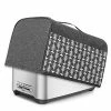 Cheap 💯 Yarwo 4 Slice Toaster Cover With Pockets And Top Handle, Nylon Toaster Cover Fits For Most 4 Slice Long Slot Toasters, Gray With A ⭐