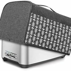 Cheap 💯 Yarwo 4 Slice Toaster Cover With Pockets And Top Handle, Nylon Toaster Cover Fits For Most 4 Slice Long Slot Toasters, Gray With A ⭐ -Small Appliance Parts Shop 51CzX4ZuYHL. AC