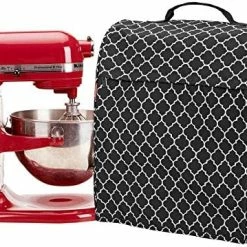 New ⌛ NICOGENA Stand Mixer Cover Compatible With KitchenAid Bowl Lift 5-8 Quart, Dust Cover With Zipper Pocket For Accessories, Lantern Black 🎁 -Small Appliance Parts Shop 51DF2yAqa9L. AC