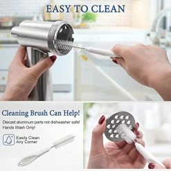 Buy ❤️ Metal Food Grinder Attachment For KitchenAid Stand Mixers, BQYPOWER Meat Grinder Attachment Included 2 Sausage Stuffer Tubes, 3 Grinding Blades, 3 Grinding Plates Silver 🌟 -Small Appliance Parts Shop 51DFE3mKleL