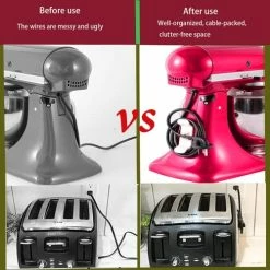 Outlet π RuiGou-GuoLong Wire Organizers That Can Be Used To Stick To Kitchen Utensils, Wire Packs For Small Appliances, Blenders, Blenders, Coffee Makers, Pressure Cookers And Air Fryers (6Pcs) β€οΈ