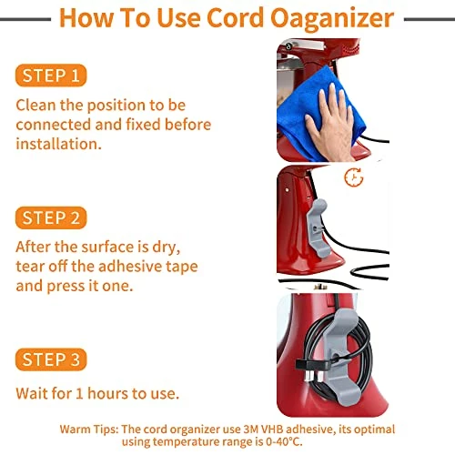 New π Sliding Mat For Kitchenaid Mixer With 2 Grey Cord Organizers, Mixer Mover Slider Mat Pad For Kitchenaid 4.5-5 Qt Tilt-Head Stand Mixer, Kitchen Appliance Slider Mat, Kitchen Aid Mixer Accessories 4.5-5qt Mat+2grey Cord Organizer π₯ 7 New π Sliding Mat For Kitchenaid Mixer With 2 Grey Cord Organizers, Mixer Mover Slider Mat Pad For Kitchenaid 4.5-5 Qt Tilt-Head Stand Mixer, Kitchen Appliance Slider Mat, Kitchen Aid Mixer Accessories 4.5-5qt Mat+2grey Cord Organizer π₯ - Image 5