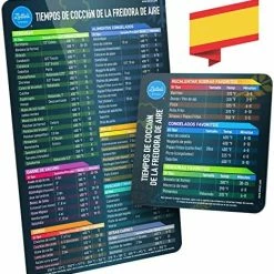 Flash Sale ✔️ LOTTELI KITCHEN Air Fryer Magnetic Cheat Sheet Set, Air Fryer Accessories Cook Times, Airfryer Accessory Magnet Sheet Quick Reference Guide For Cooking And Frying (Black) 🛒 -Small Appliance Parts Shop 51GYTRoNKLL. AC