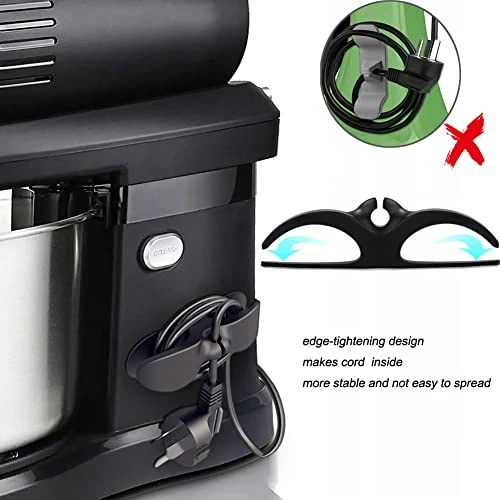 Cheapest 😀 SisBroo Cord Organizer For Appliances, 4PCS Kitchen Appliance Cord Winder Cable Organizer, Cord Holder Cord Wrapper For Appliances Stick On Pressure Cooker, Mixer, Blender, Coffee Maker, Air Fryer White*3+gray*3+black*4 👍 6 Cheapest 😀 SisBroo Cord Organizer For Appliances, 4PCS Kitchen Appliance Cord Winder Cable Organizer, Cord Holder Cord Wrapper For Appliances Stick On Pressure Cooker, Mixer, Blender, Coffee Maker, Air Fryer White*3+gray*3+black*4 👍 - Image 4