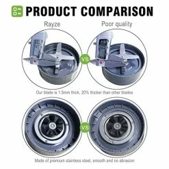 Best reviews of 🎁 Rayze Blender Blade Replacement, No Leakage Extractor Replacement Blade For Nutribullet 600w And 900w NB-101s Model Blender Accessories 🥰 9 Best reviews of 🎁 Rayze Blender Blade Replacement, No Leakage Extractor Replacement Blade For Nutribullet 600w And 900w NB-101s Model Blender Accessories 🥰 -Small Appliance Parts Shop 51Hw1oX1XYL