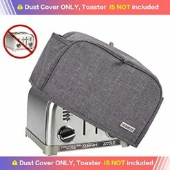 Wholesale π HOMEST 4 Slice Toaster Cover With Pockets, Can Hold Jam Spreader Knife & Toaster Tongs, Dust And Fingerprint Protection, Machine Washable, Grey(Cover Only) π 11 Wholesale π HOMEST 4 Slice Toaster Cover With Pockets, Can Hold Jam Spreader Knife & Toaster Tongs, Dust And Fingerprint Protection, Machine Washable, Grey(Cover Only) π -Small Appliance Parts Shop 51IfkV9wfLL