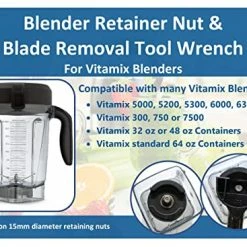 Wholesale ๐ฅ Vitamixยฎ Blender ๐ง Wrench Retainer Nut And Blade Removal Tool ๐ง Wrench Compatible With Vitamixยฎ15596 Retainer Nut Vitamixยฎ ๐ง Wrench ๐