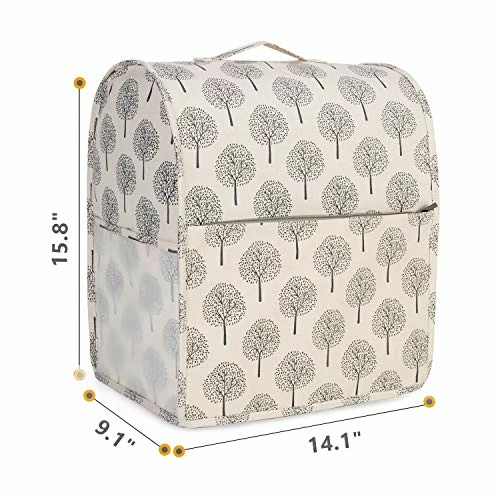 Deals ๐ Yarwo Dust Cover For 6-8 Qt Stand Mixer, Protective Stand Mixer Cover With Top Handle And Pockets For Extra Accessories, Tree ๐คฉ 7 Deals ๐ Yarwo Dust Cover For 6-8 Qt Stand Mixer, Protective Stand Mixer Cover With Top Handle And Pockets For Extra Accessories, Tree ๐คฉ - Image 5