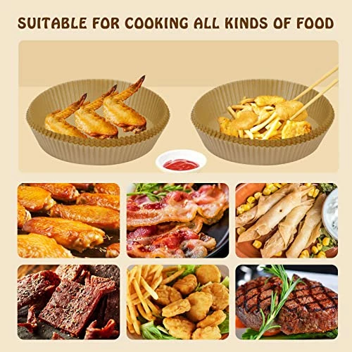 Budget ๐ SIUDANGKA Air Fryer Liners For Ninja Air Fryer, 100 Pcs Disposable AirFryer Liners Parchment Paper Sheets Air Fryer Accessories Compatible With Ninja AF101 Air Fryer, Ninja AF150Air Fryer XL And Ninja AF161 Max ๐งจ 8 Budget ๐ SIUDANGKA Air Fryer Liners For Ninja Air Fryer, 100 Pcs Disposable AirFryer Liners Parchment Paper Sheets Air Fryer Accessories Compatible With Ninja AF101 Air Fryer, Ninja AF150Air Fryer XL And Ninja AF161 Max ๐งจ - Image 6