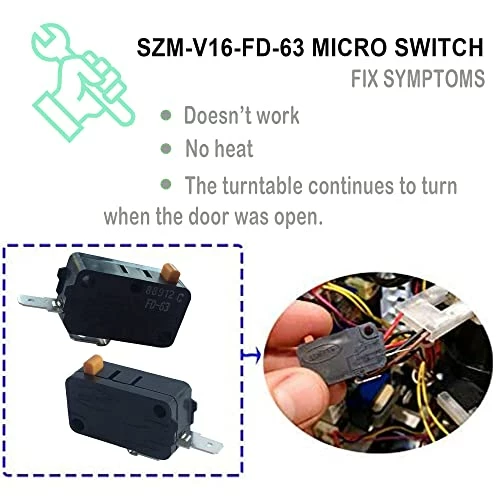 Cheapest ๐ LONYE 3405-001034 Microwave Door Switch Replacement For Samsung LG GE Kenmore Microwave SZM-V16-FD-63 3405-000178 AP4044834 (Normally Open)(Pack Of 2) ๐คฉ 7 Cheapest ๐ LONYE 3405-001034 Microwave Door Switch Replacement For Samsung LG GE Kenmore Microwave SZM-V16-FD-63 3405-000178 AP4044834 (Normally Open)(Pack Of 2) ๐คฉ - Image 5
