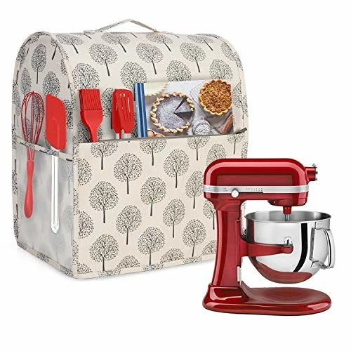 Deals ๐ Yarwo Dust Cover For 6-8 Qt Stand Mixer, Protective Stand Mixer Cover With Top Handle And Pockets For Extra Accessories, Tree ๐คฉ 3 Deals ๐ Yarwo Dust Cover For 6-8 Qt Stand Mixer, Protective Stand Mixer Cover With Top Handle And Pockets For Extra Accessories, Tree ๐คฉ