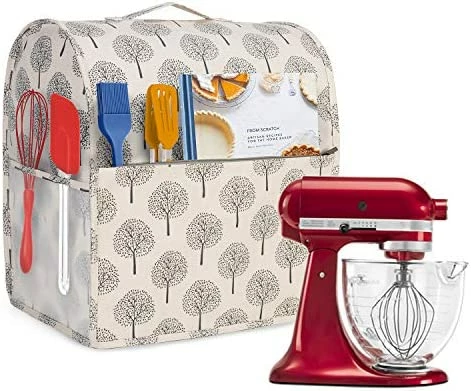 Deals ๐ Yarwo Dust Cover For 6-8 Qt Stand Mixer, Protective Stand Mixer Cover With Top Handle And Pockets For Extra Accessories, Tree ๐คฉ 8 Deals ๐ Yarwo Dust Cover For 6-8 Qt Stand Mixer, Protective Stand Mixer Cover With Top Handle And Pockets For Extra Accessories, Tree ๐คฉ - Image 6