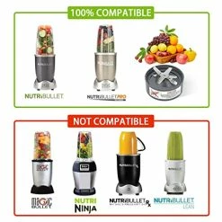 Best Sale 😉 4 Pieces Blender Accessories Fit For Original Nutribullet Replacement Parts 600 Watt 900 Series Pro Extractor Blade For Nutri Bullet Replacer Blade Nb-101b With Rubber Gaskets ✨ 13 Best Sale 😉 4 Pieces Blender Accessories Fit For Original Nutribullet Replacement Parts 600 Watt 900 Series Pro Extractor Blade For Nutri Bullet Replacer Blade Nb-101b With Rubber Gaskets ✨ -Small Appliance Parts Shop 51OfAgGLkML