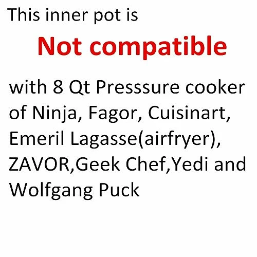 New ๐ ZoneFly Original 8Qt Power Cooker XL Replacement Inner Pot Stainless Steel Compatible With 8 Quart Power Pressure Cooker Model PPC772 (or #PPC772) PPC780 (or #PPC780) And WAL3 Stainless Steel Inner Pot Parts For 8qt โ 6 New ๐ ZoneFly Original 8Qt Power Cooker XL Replacement Inner Pot Stainless Steel Compatible With 8 Quart Power Pressure Cooker Model PPC772 (or #PPC772) PPC780 (or #PPC780) And WAL3 Stainless Steel Inner Pot Parts For 8qt โ - Image 4