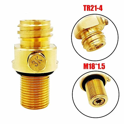 Best deal ๐ฏ VaVoger Soda Machine Co2 Carbonator Cylinder Refillable Pin Valve M18 1.5 Thread Input To TR21-4 Output For Soda Co2 Bottl ๐ฏ 4 Best deal ๐ฏ VaVoger Soda Machine Co2 Carbonator Cylinder Refillable Pin Valve M18 1.5 Thread Input To TR21-4 Output For Soda Co2 Bottl ๐ฏ - Image 2