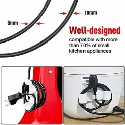 Outlet 👍 RuiGou-GuoLong Wire Organizers That Can Be Used To Stick To Kitchen Utensils, Wire Packs For Small Appliances, Blenders, Blenders, Coffee Makers, Pressure Cookers And Air Fryers (6Pcs) ❤️ -Small Appliance Parts Shop 51Rg2C49HGL