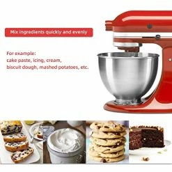 Deals ⌛ Upgraded Paddle Attachment For KitchenAid Tilt-Head Stand Mixer (4.5-5 Quart), Replacement Flex Edge Beater With Scraper For Kitchen Aid 🌟 -Small Appliance Parts Shop 51RoDJtrD1L