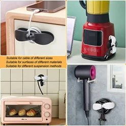 Cheapest 😀 SisBroo Cord Organizer For Appliances, 4PCS Kitchen Appliance Cord Winder Cable Organizer, Cord Holder Cord Wrapper For Appliances Stick On Pressure Cooker, Mixer, Blender, Coffee Maker, Air Fryer White*3+gray*3+black*4 👍 20 Cheapest 😀 SisBroo Cord Organizer For Appliances, 4PCS Kitchen Appliance Cord Winder Cable Organizer, Cord Holder Cord Wrapper For Appliances Stick On Pressure Cooker, Mixer, Blender, Coffee Maker, Air Fryer White*3+gray*3+black*4 👍 -Small Appliance Parts Shop 51S26YG8UBL