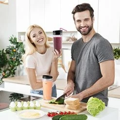 Best Pirce 💯 16 Oz Single Serve Blender Cups For Shakes And Smoothies - 2Pcs Ninja Blender Cups Replacement With Flip Top Lid Parts - Single Serve Cup Lid For BL770 BL780 BL660 BL740 BL810 Nutri Ninja Blenders ❤️ -Small Appliance Parts Shop 51S4k26E8GL