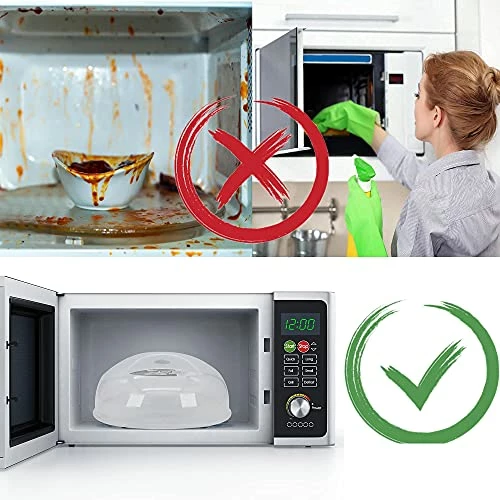 Best Sale π Layron Microwave Splatter Cover, Microwave Cover For Food, Large Microwave Plate Cover Guard Lid With Steam Vents Keeps Microwave Oven Clean, 11.5 Inch BPA Free & Dishwasher Safe-Gre β€οΈ 4 Best Sale π Layron Microwave Splatter Cover, Microwave Cover For Food, Large Microwave Plate Cover Guard Lid With Steam Vents Keeps Microwave Oven Clean, 11.5 Inch BPA Free & Dishwasher Safe-Gre β€οΈ - Image 2